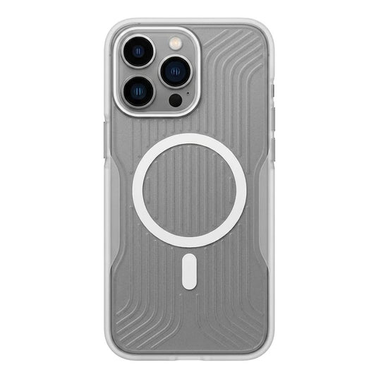 TecHub Soft Striped Corrugated MagSafe Case for iPhone 14 Pro Max, featuring colorful striped design and textured surface.