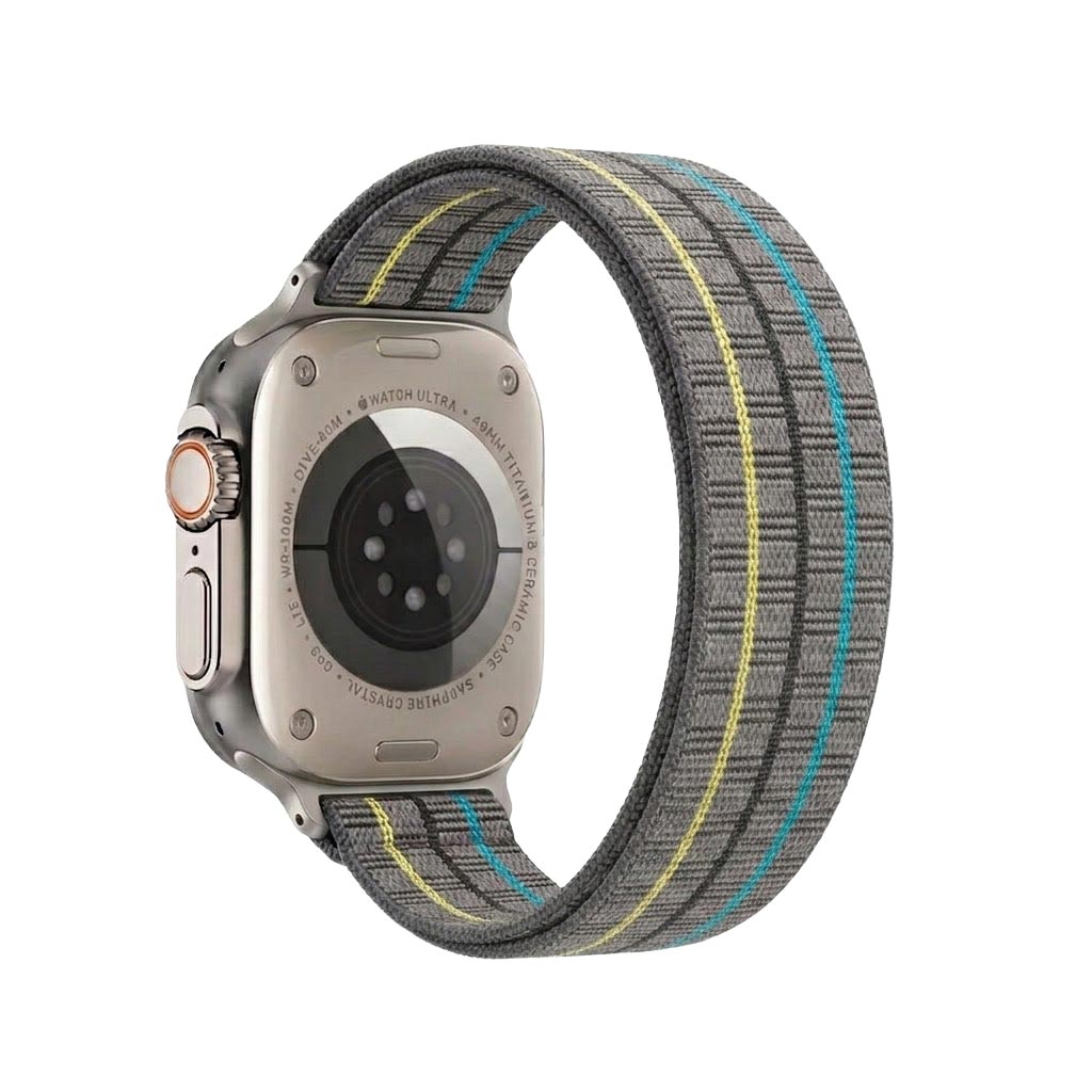 TecHub sports nylon strap band for Apple Watch 42mm to 49mm, showcasing a durable, comfortable watch accessory in vibrant colors.