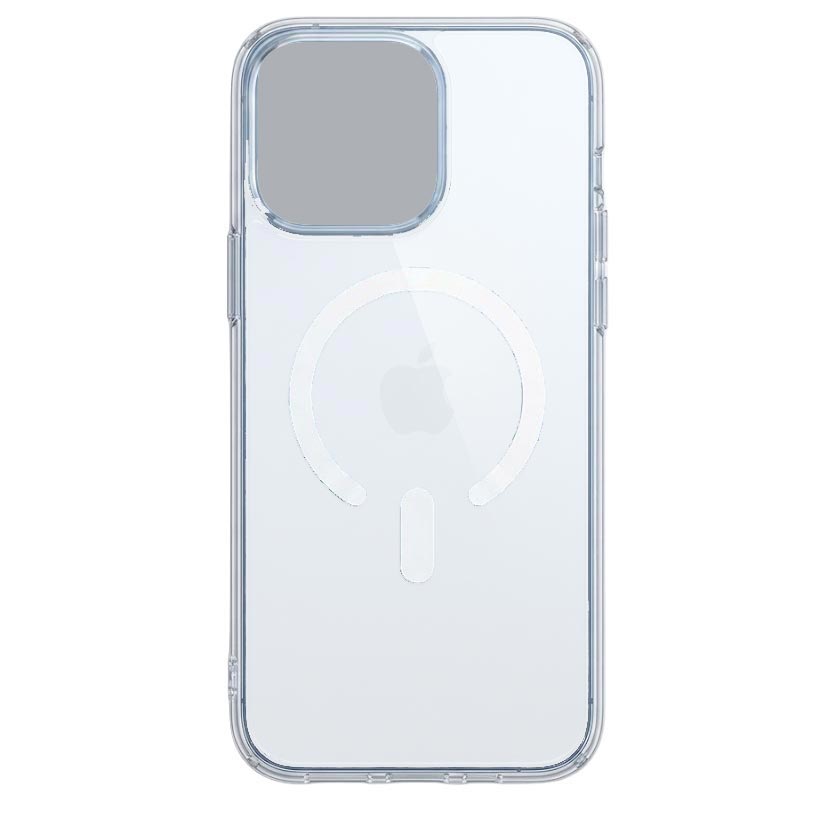 Colorful electroplated magnetic iPhone case by TecHub for iPhone 14 and 13, featuring a sleek white finish and vibrant design.
