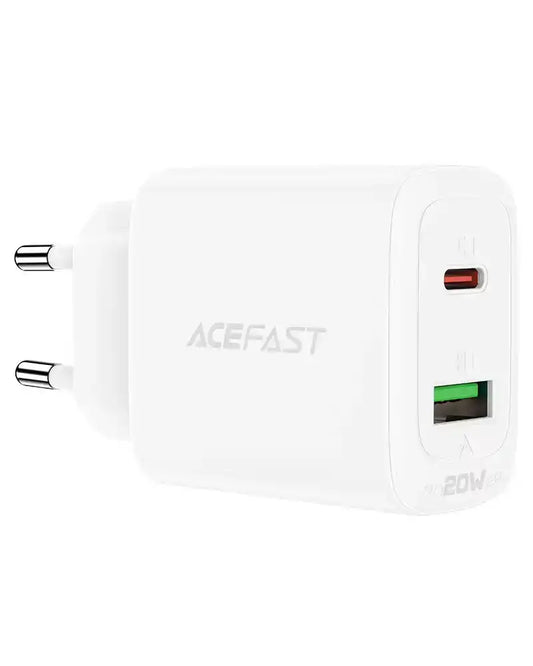 AceFast Wall Charger A25 PD20W (1xUSB-C+1xUSB-A) Fast Charge