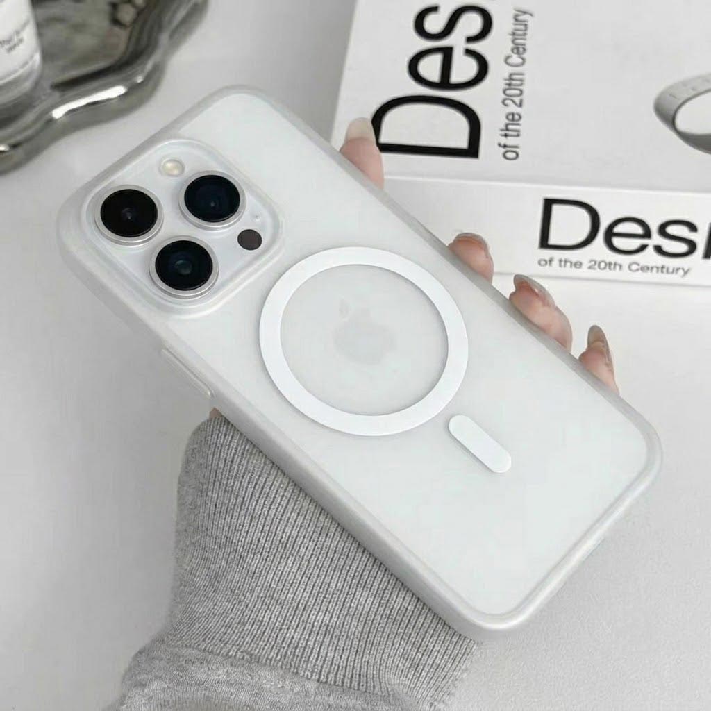 Ultra-thin MagSafe Soft Transparent Matte TPU Silicone for iPhone 16 Pro Max