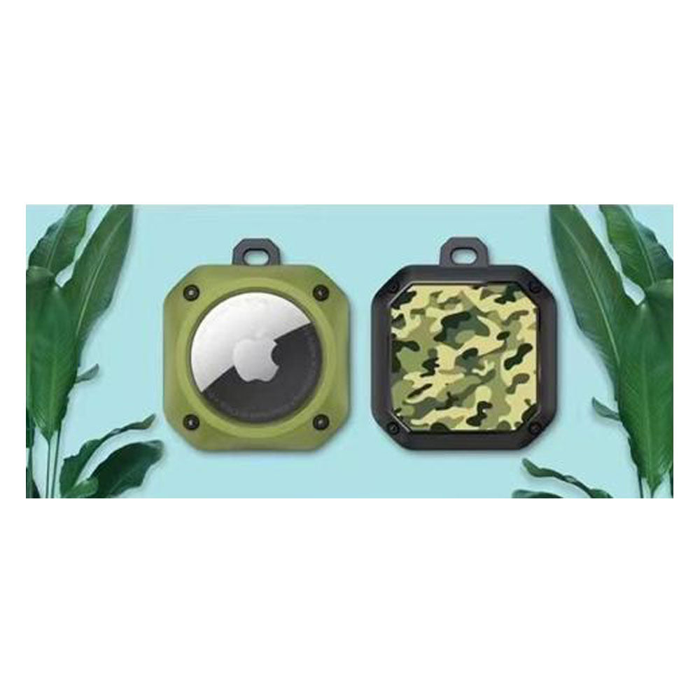 Eggshell Camo Airtag Case & Chain - TecHub