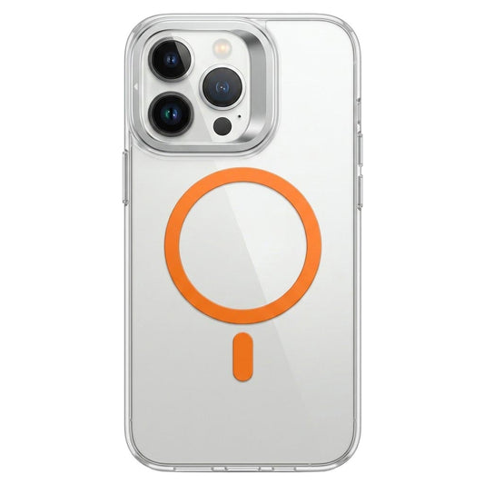 Frosted Crush M magnetic invisible iPhone 14 Pro Max case by My Store, featuring a sleek design and magnetic holder.