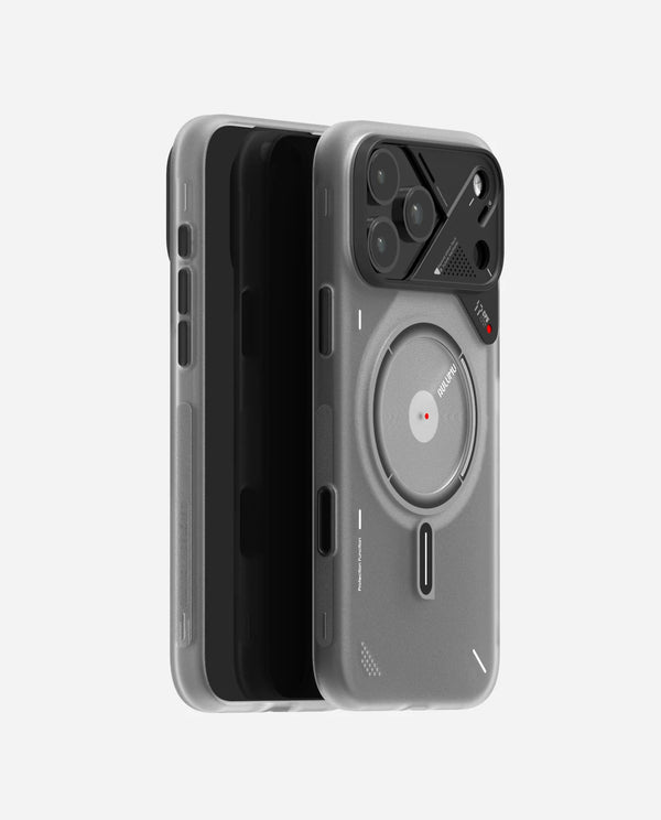 AULUMU A17 Frosted iPhone 17 Pro case by TecHub with subtle glow-in-the-dark feature and MagSafe compatibility in a sleek design.