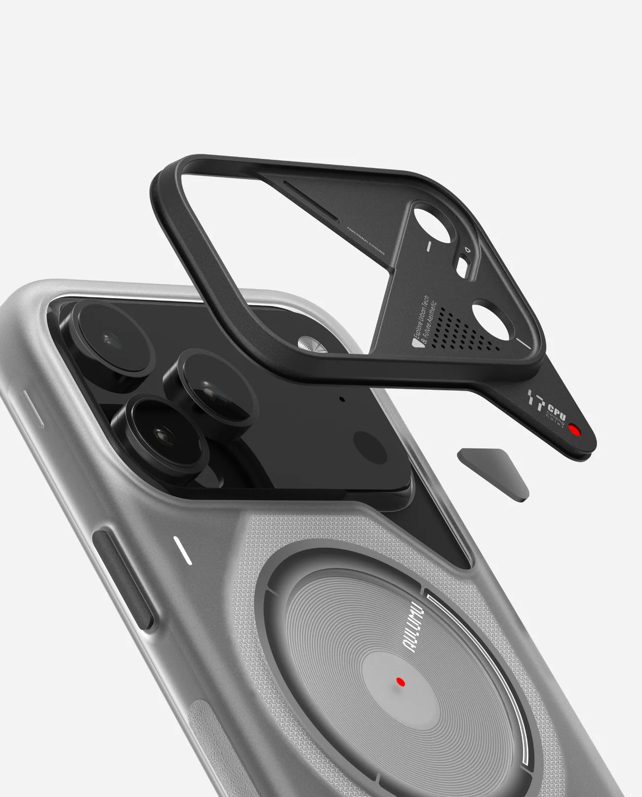 AULUMU A17 Frosted Case for iPhone 17 Pro Series | Subtle Glow-in-the -Dark | MagSafe