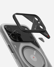 TecHub AULUMU A17 Frosted iPhone 17 Pro case with subtle glow-in-the-dark and MagSafe compatibility, shown on a sleek banner image.