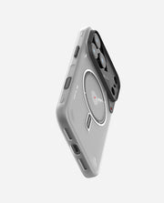 AULUMU A17 Frosted iPhone 17 Pro case by TecHub with glow-in-the-dark features and MagSafe compatibility, shown on a smartphone.