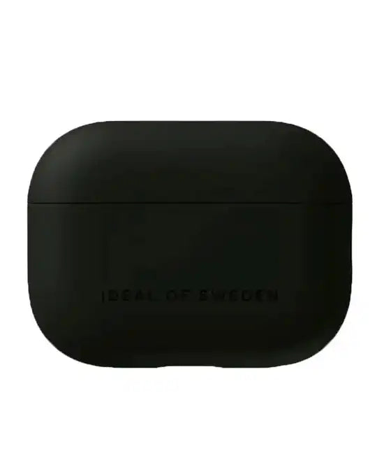 Black Ideal of Sweden Seamless case for AirPods Pro 1 with smooth, sleek design and precise cutouts for easy access.