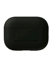 Black Ideal of Sweden Seamless case for AirPods Pro 1 with smooth, sleek design and precise cutouts for easy access.