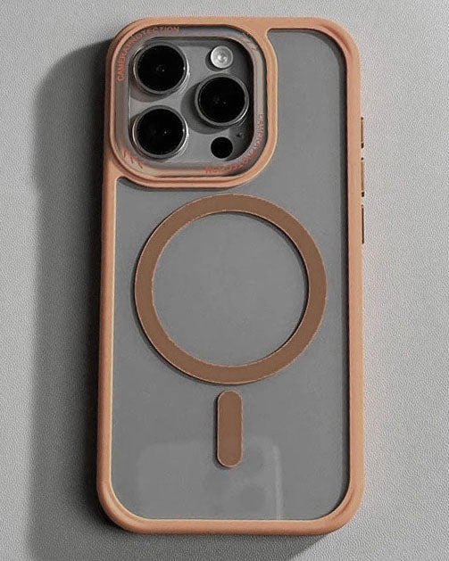 Diamond Clear Magnetic Phone TPU Case for iPhone 16 Pro Max