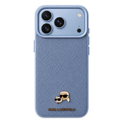 Karl Lagerfeld Soft Karl & Choupette emblem MagSafe iPhone 17/18 Pro Max case by TecHub featuring smooth finish and branded design.
