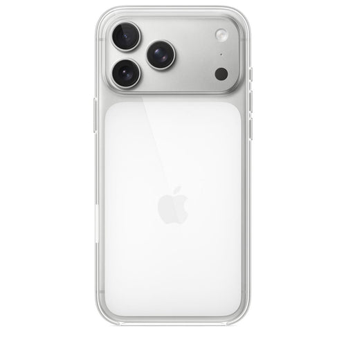 TecHub Apple iPhone 17 Pro Clear Case with MagSafe, slim protective cover without camera button, transparent and lightweight.