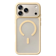 TecHub PULOKA magnetic matte case for iPhone 17/18 Pro, translucent frosted finish with anti-fingerprint, slim protective cover.