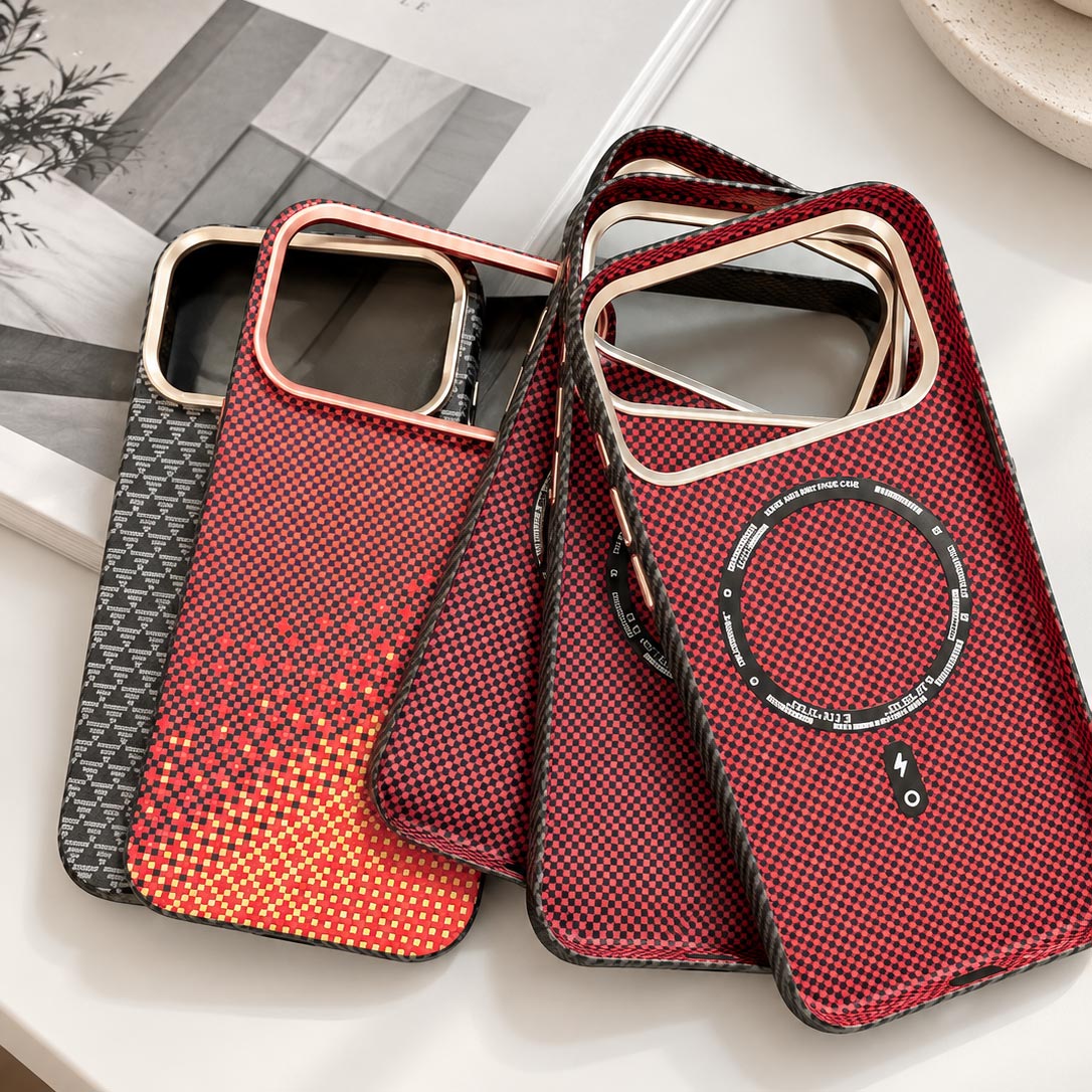 Tactile Woven Fiber Pattern MagSafe Case for iPhone 17/18 Pro Max