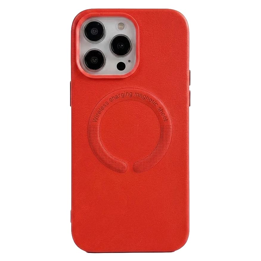 Luxury Magsafe Leather Case Shockproof Bumper Case for iPhone 14 Pro Max