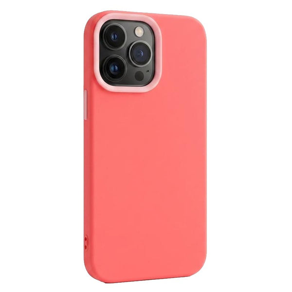 Luxury fluorescent jelly liquid silicone case for iPhone 15 Pro series, shown in vibrant, semi-transparent silicone material.