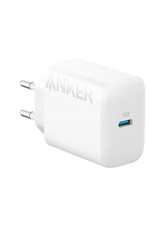 Anker USB C Charger 20W, PIQ 3.0 Durable Compact Fast Charger - White