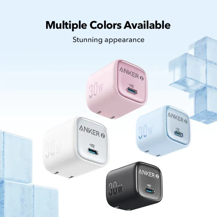 Anker Zolo 30W Compact GaN Adapter with PowerIQ 3.0 USB-C Fast Charger - TecHub