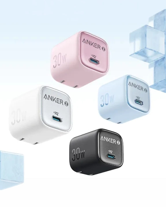 Anker Zolo 30W Compact GaN Adapter with PowerIQ 3.0 USB-C Fast Charger - TecHub