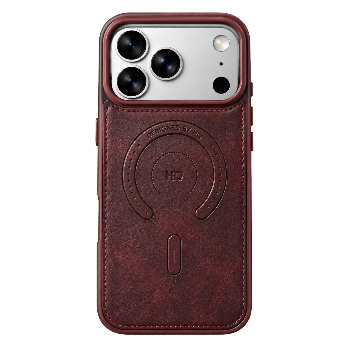 HDCI Premium Back Leather MagSafe Case for iPhone 17/18 Pro Max