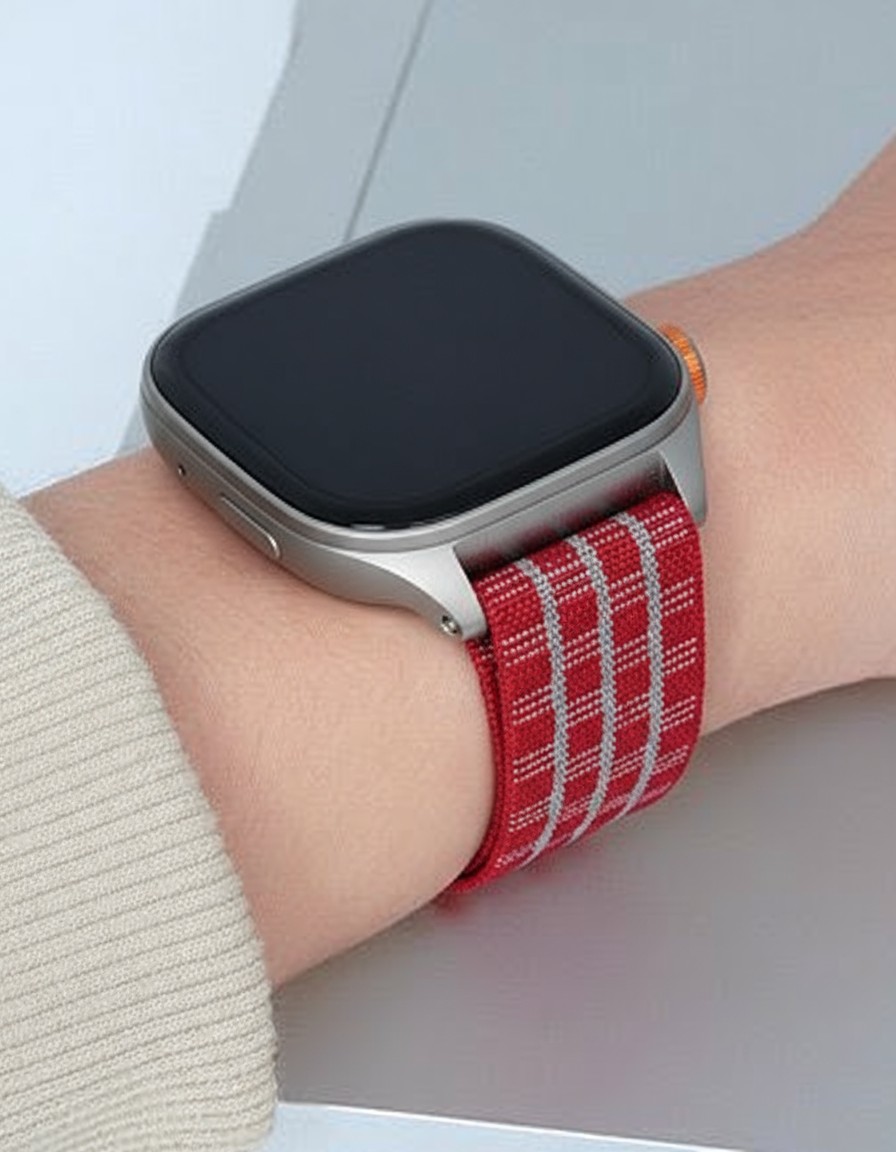 Sports Nylon Strap Band for Apple Watch 42/44/45/46/49 mm