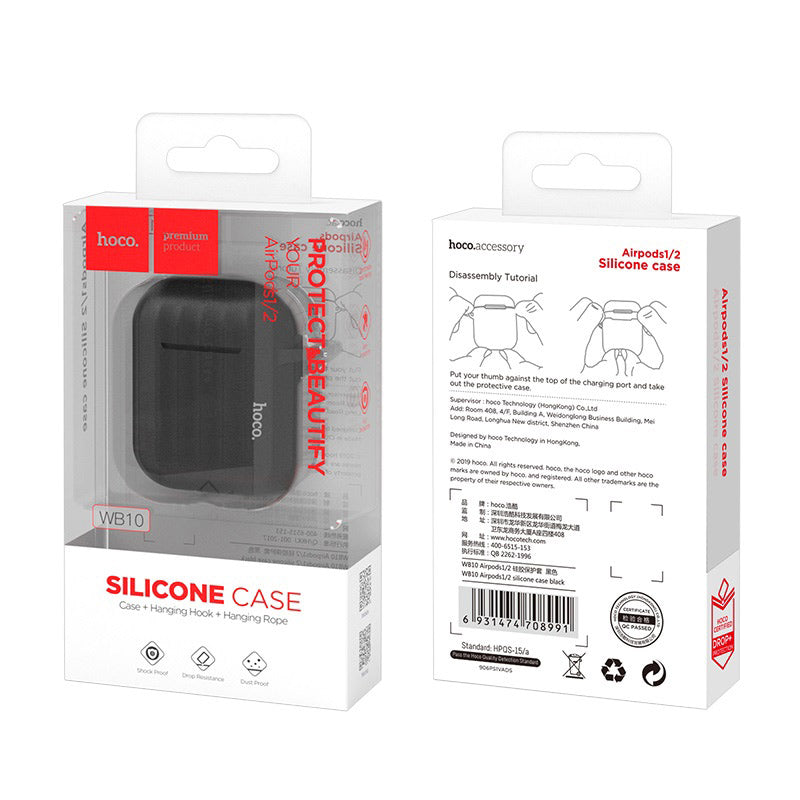 hoco Protective Silicone Case “WB10” for Airpods 1 / 2 - TecHub