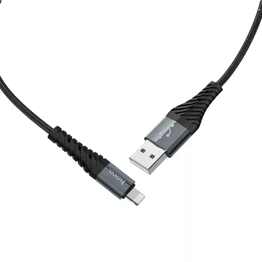 Hoco Cable USB to Lightning 1M “X38 Cool Charging” - Black - TecHub