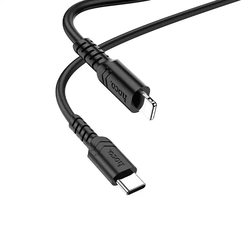 Hoco Cable Type-C to Lightning “X62” PD 20W - Black - TecHub