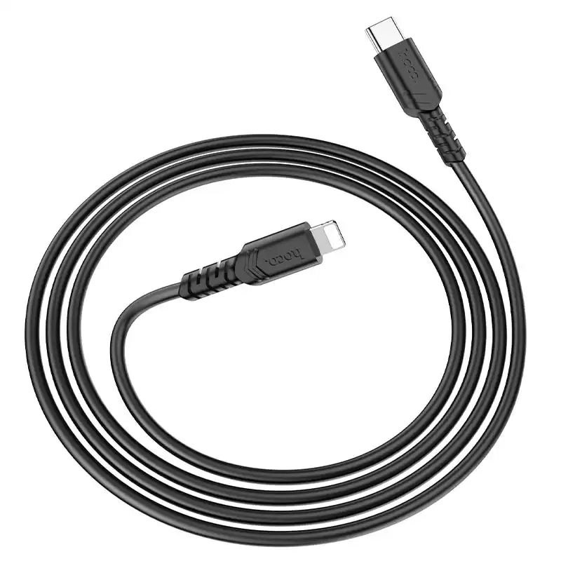 Hoco Cable Type-C to Lightning “X62” PD 20W - Black - TecHub