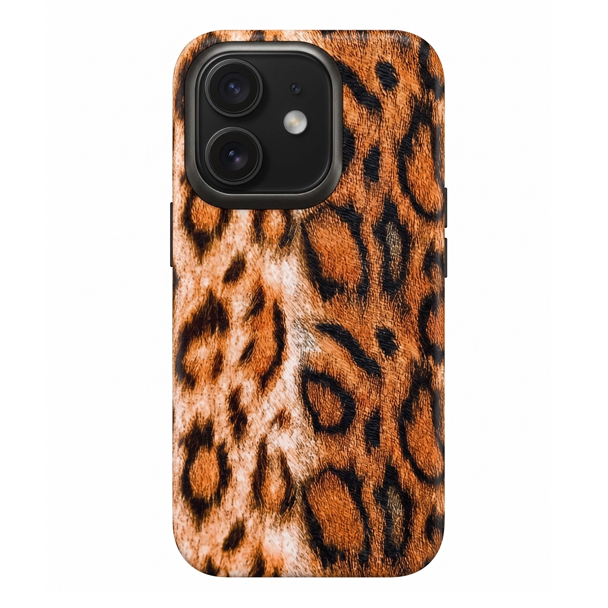 Leopard Print Phone Case Trendy Fashion - Brown
