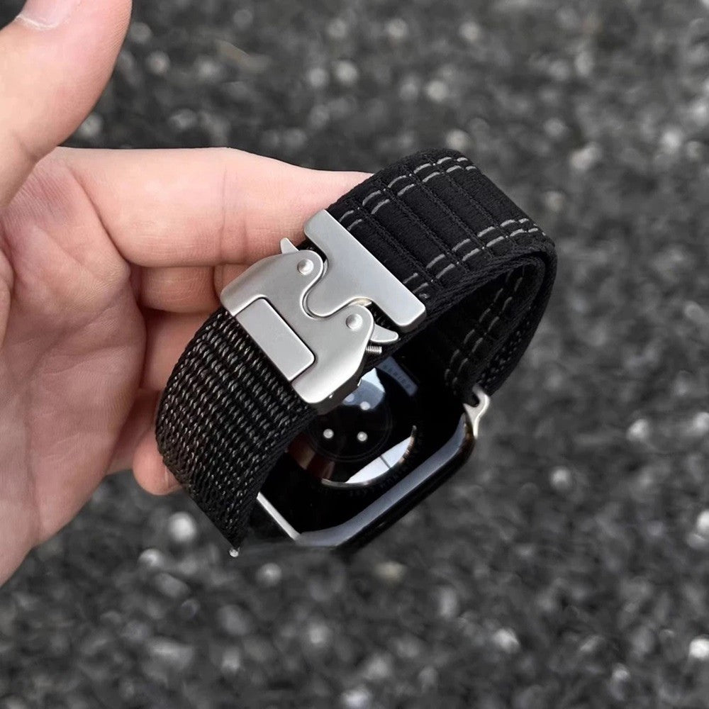 Nylon Strap Sports Band for Apple Watch 42/44/45/46/49 mm - Grey