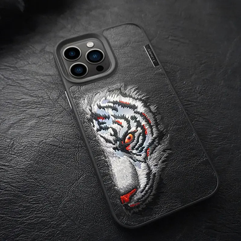 Nimmy White Tiger Magic Color 3D Case for iPhone 13 Pro - TecHub