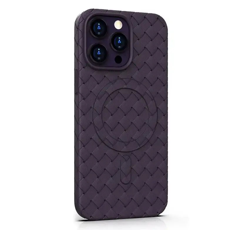 JOYROOM JR-BP005 Magnetic Magsafe Case for iPhone 15 Pro Max - Purple - TecHub