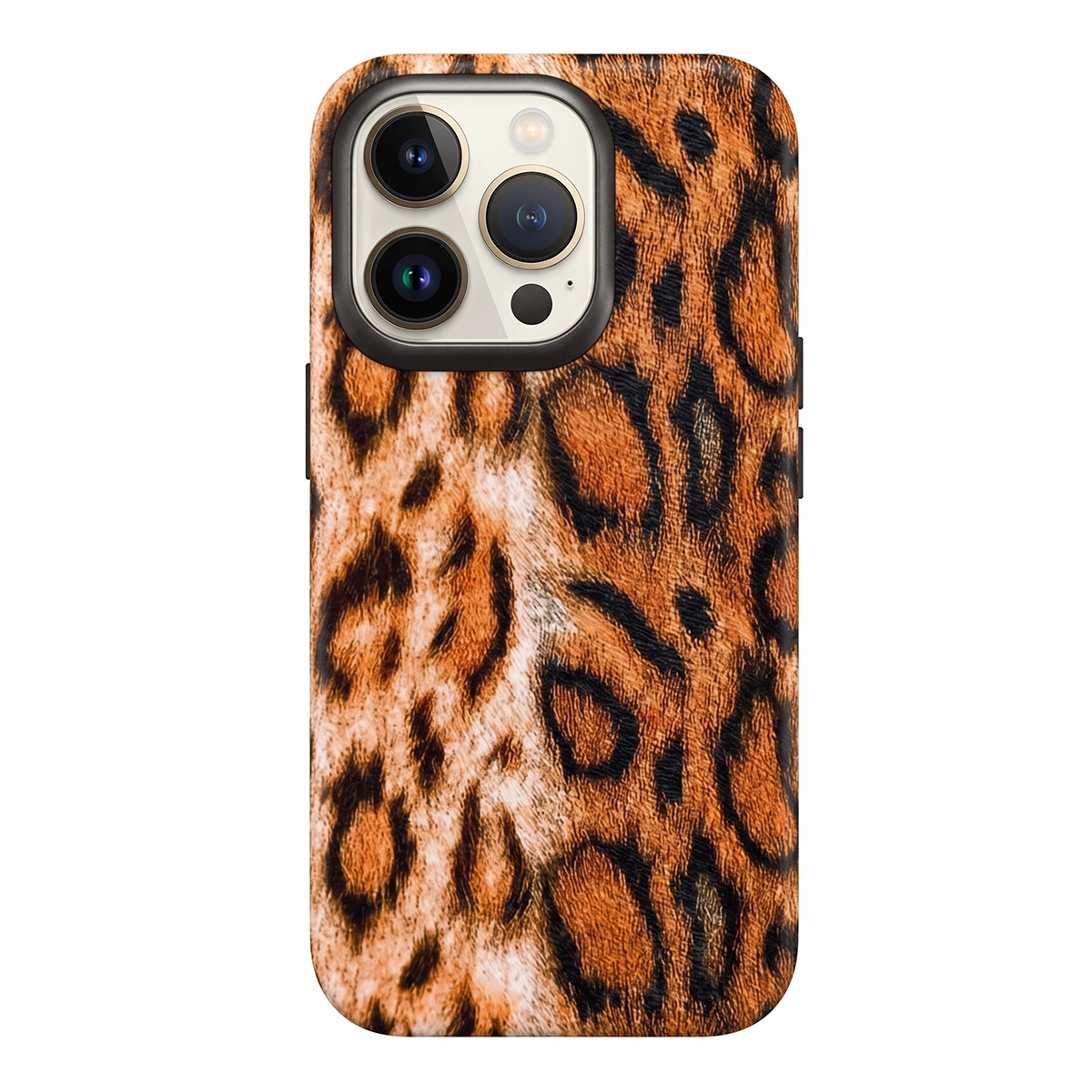 Leopard Print Phone Case Trendy Fashion - Brown