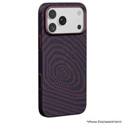 Momax Sōma City Wave Aramid magnetic case for iPhone 17/18 Pro Max, featuring sleek design and protective aramid material.