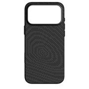 Momax Sōma City Wave Aramid magnetic iPhone 17/18 Pro Max case by TecHub, featuring a sleek carbon design with magnetic attachment.