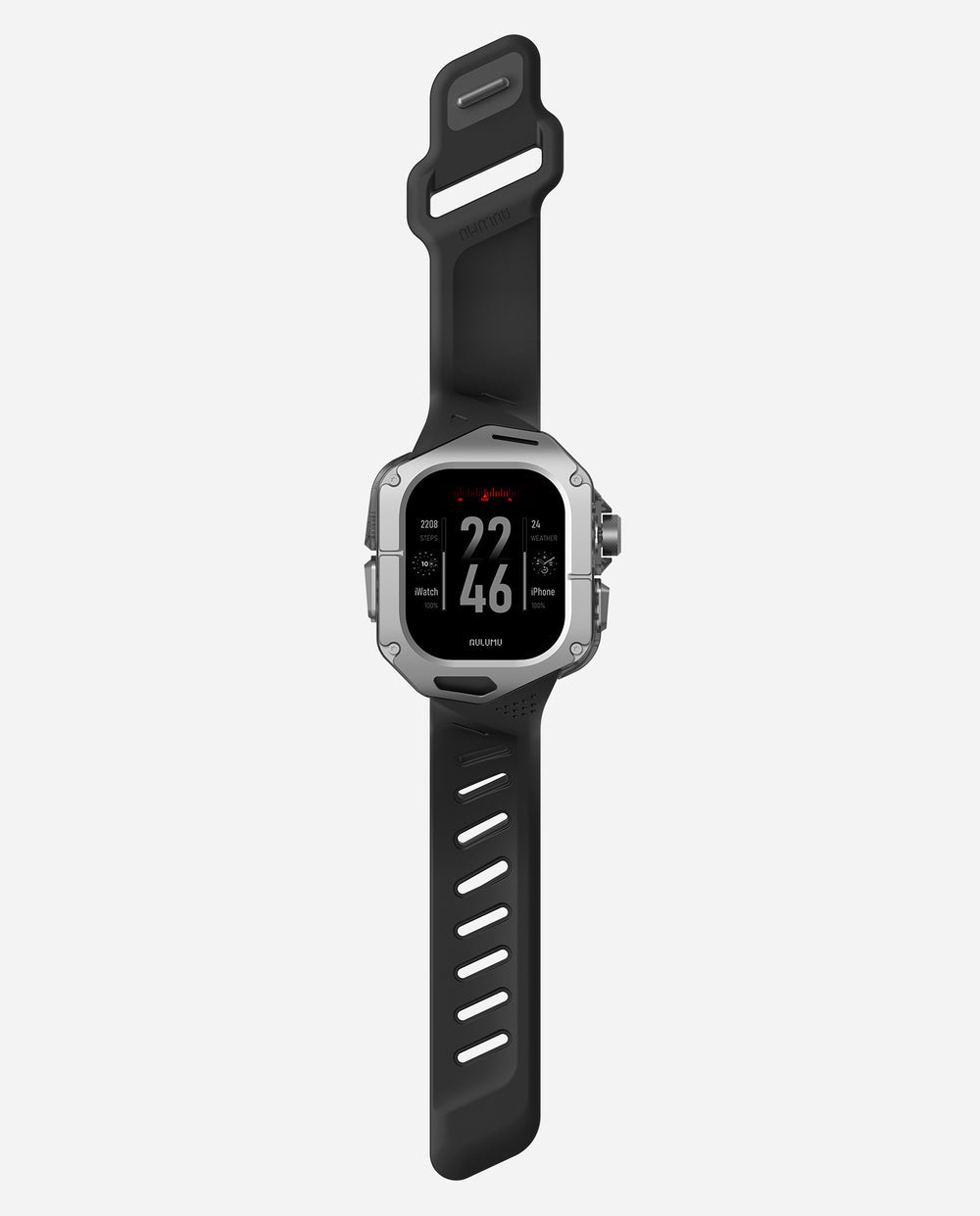 DS Aulumu A01 Apple Watch Ultra titanium case with band, protective cover for models 1, 2, and 3.