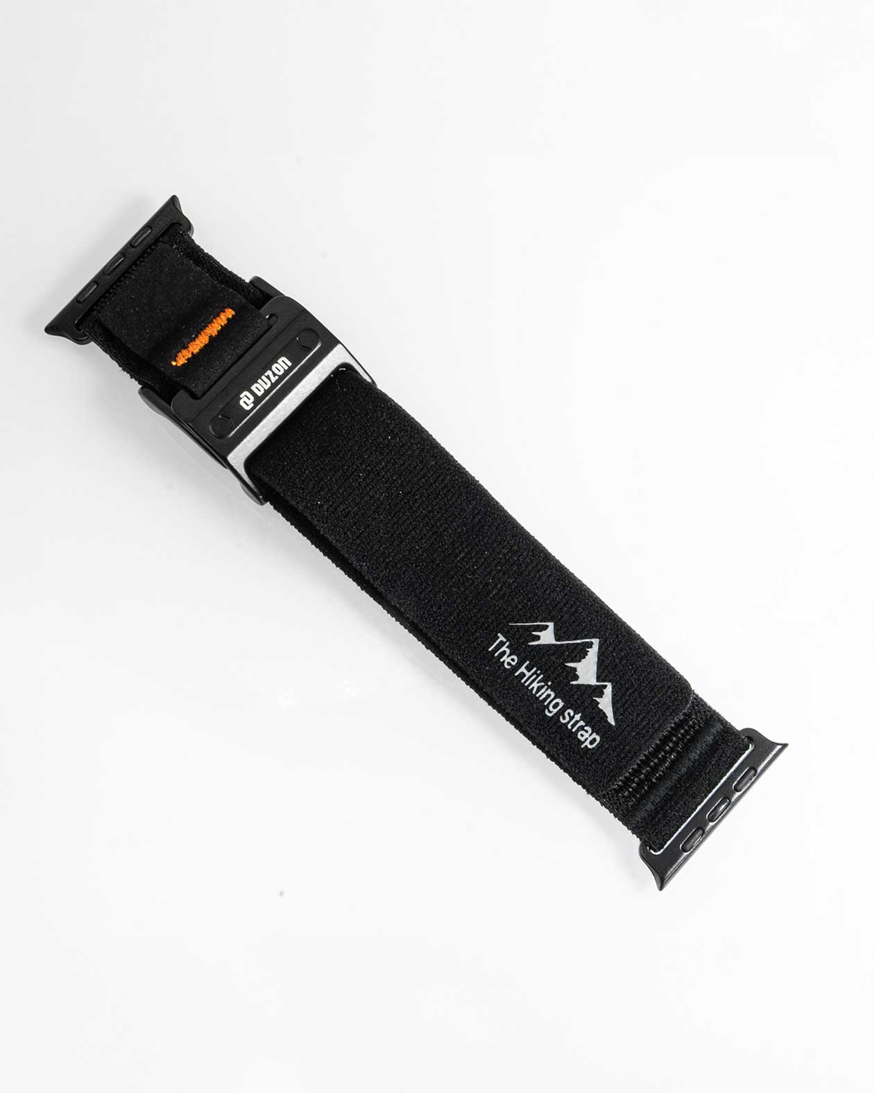 Duzon Nylon Loop Watch Band for Apple Watch 42/44/45/46/49 mm – Double Velcro Strap with Magnetic Buckle