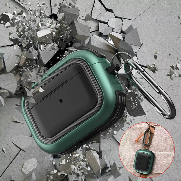 Recci RB29 AirPods 3 case cover in black with anti-drop design, protecting AirPods 3 from drops and scratches.