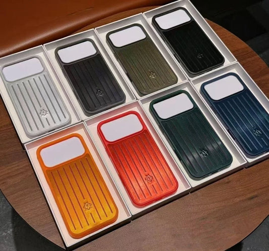 RIMOWA iPhone 17 Pro Max Aluminium Silicone Case (Without Magsafe)