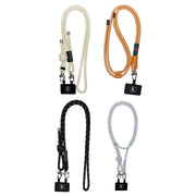 Purple Santa Barbara Polo Racquet Club Paddy adjustable neck strap holder with clip and padded design, designed for comfort and style.