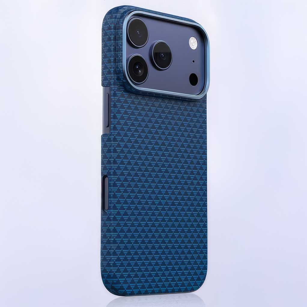 Lanex Premium Ultra-slim Diamond Carbon Fiber Case for iPhone 17 Pro Max