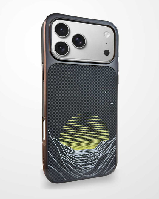 Premium TPU Pitaka Like Case for iPhone 17 Pro Max - Black