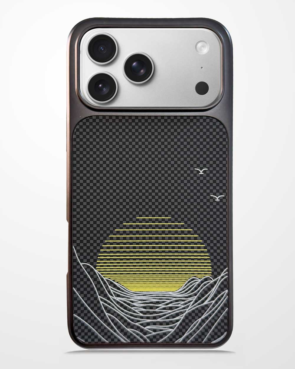 Premium TPU Pitaka Like Case for iPhone 17 Pro Max - Black