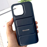 Leather MagSafe stand case for iPhone 14 Pro Max, shockproof design with built-in stand, from My Store.
