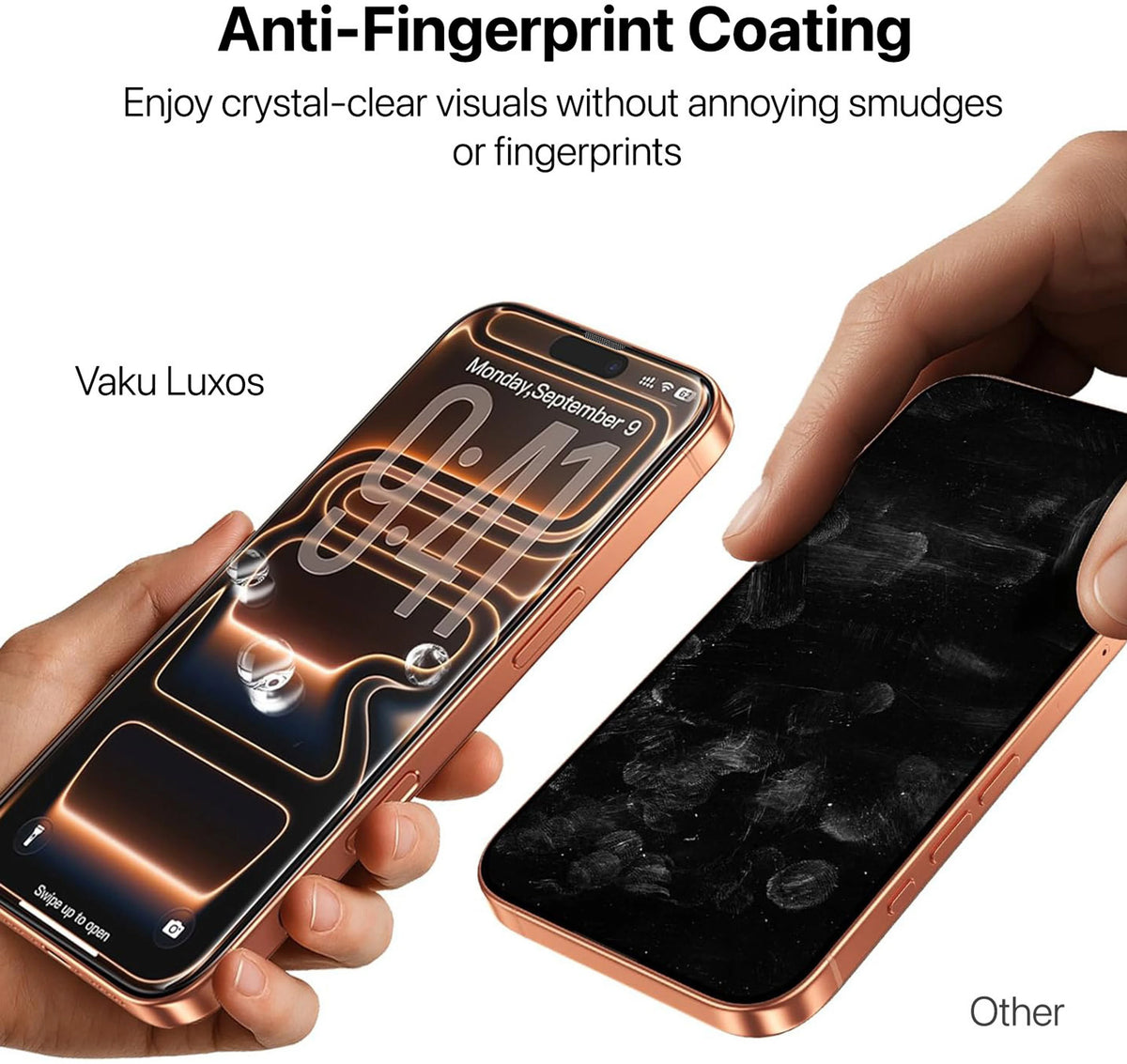 HDCI Dust filter Tempered Glass HD Crystal Clear with Edge to Edge Protection for iPhone 17/18 Pro Max